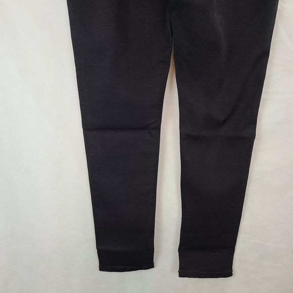 NWT HOMME + FEMME Men's (38) Black Comfort Stretch Tapered Denim Jeans --$150 - Picture 7 of 11